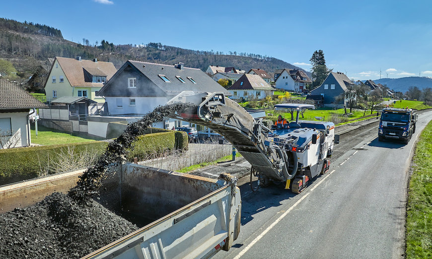 Wirtgen lanuched New cold milling machine W 150 F(i) for high milling performance in tight spaces